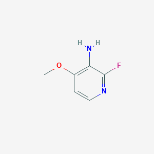 molecular formula C6H7FN2O B067933 2-Fluoro-4-methoxypyridin-3-amine CAS No. 175965-79-4