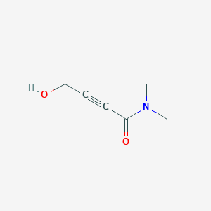 molecular formula C6H9NO2 B067947 4-Hydroxy-N,N-dimethyl-2-butynamide CAS No. 185313-52-4