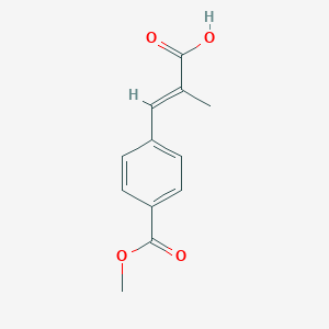 molecular formula C12H12O4 B067952 (E)-3-[4-(Methoxycarbonyl)phenyl]methacrylic acid CAS No. 187682-17-3
