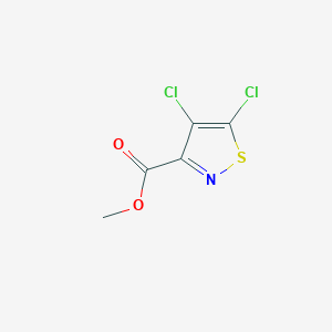 molecular formula C5H3Cl2NO2S B067959 4,5-二氯异噻唑-3-羧酸甲酯 CAS No. 166668-76-4