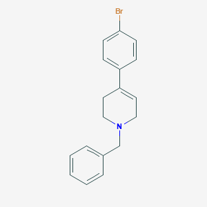 molecular formula C18H18BrN B067976 1-Benzyl-4-(4-bromophenyl)-1,2,3,6-tetrahydropyridine CAS No. 188863-87-8