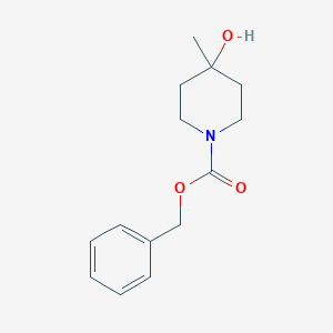 molecular formula C14H19NO3 B067985 4-羟基-4-甲基哌啶-1-甲酸苄酯 CAS No. 169750-57-6