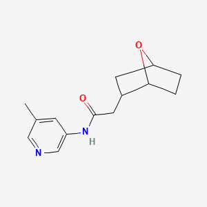 N-(5-methylpyridin-3-yl)-2-(7-oxabicyclo[2.2.1]heptan-2-yl)acetamide