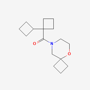 (1-Cyclobutylcyclobutyl)-(5-oxa-8-azaspiro[3.5]nonan-8-yl)methanone