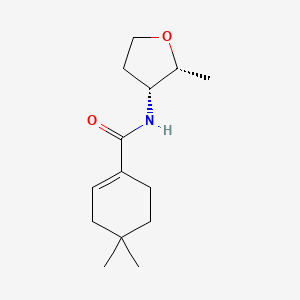 4,4-dimethyl-N-[(2R,3R)-2-methyloxolan-3-yl]cyclohexene-1-carboxamide