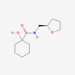 1-hydroxy-N-[[(2R)-oxolan-2-yl]methyl]cyclohexane-1-carboxamide