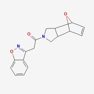 1-(1,3,3a,4,7,7a-Hexahydro-4,7-epoxyisoindol-2-yl)-2-(1,2-benzoxazol-3-yl)ethanone