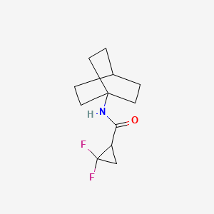 N-(1-bicyclo[2.2.2]octanyl)-2,2-difluorocyclopropane-1-carboxamide