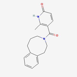 6-methyl-5-(2,4,5,6-tetrahydro-1H-3-benzazocine-3-carbonyl)-1H-pyridin-2-one