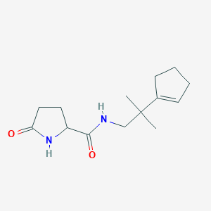 N-[2-(cyclopenten-1-yl)-2-methylpropyl]-5-oxopyrrolidine-2-carboxamide