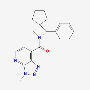 (3-Methyltriazolo[4,5-b]pyridin-7-yl)-(3-phenyl-2-azaspiro[3.4]octan-2-yl)methanone