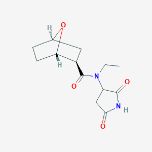 (1S,2R,4R)-N-(2,5-dioxopyrrolidin-3-yl)-N-ethyl-7-oxabicyclo[2.2.1]heptane-2-carboxamide