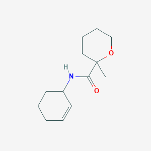 N-cyclohex-2-en-1-yl-2-methyloxane-2-carboxamide