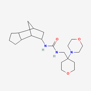 1-[(4-Morpholin-4-yloxan-4-yl)methyl]-3-(8-tricyclo[5.2.1.02,6]decanyl)urea