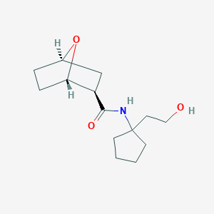 (1S,2R,4R)-N-[1-(2-hydroxyethyl)cyclopentyl]-7-oxabicyclo[2.2.1]heptane-2-carboxamide