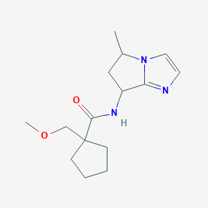 1-(methoxymethyl)-N-(5-methyl-6,7-dihydro-5H-pyrrolo[1,2-a]imidazol-7-yl)cyclopentane-1-carboxamide