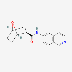 (1S,2R,4R)-N-isoquinolin-6-yl-7-oxabicyclo[2.2.1]heptane-2-carboxamide