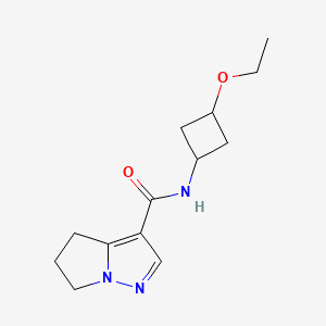 N-(3-ethoxycyclobutyl)-5,6-dihydro-4H-pyrrolo[1,2-b]pyrazole-3-carboxamide