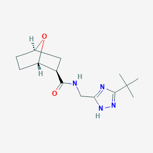 (1S,2R,4R)-N-[(3-tert-butyl-1H-1,2,4-triazol-5-yl)methyl]-7-oxabicyclo[2.2.1]heptane-2-carboxamide