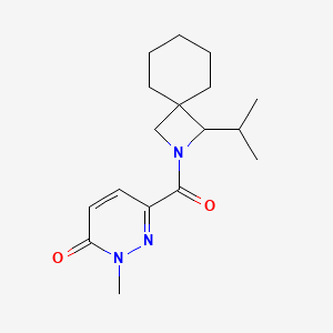 2-Methyl-6-(3-propan-2-yl-2-azaspiro[3.5]nonane-2-carbonyl)pyridazin-3-one