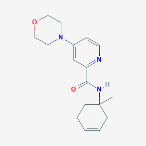 N-(1-methylcyclohex-3-en-1-yl)-4-morpholin-4-ylpyridine-2-carboxamide