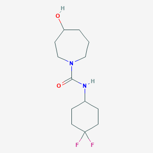 N-(4,4-difluorocyclohexyl)-4-hydroxyazepane-1-carboxamide