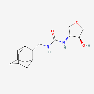 1-(2-adamantylmethyl)-3-[(3R,4S)-4-hydroxyoxolan-3-yl]urea