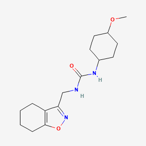 1-(4-Methoxycyclohexyl)-3-(4,5,6,7-tetrahydro-1,2-benzoxazol-3-ylmethyl)urea