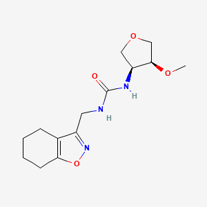 1-[(3S,4S)-4-methoxyoxolan-3-yl]-3-(4,5,6,7-tetrahydro-1,2-benzoxazol-3-ylmethyl)urea