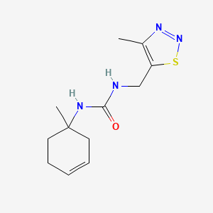 1-(1-Methylcyclohex-3-en-1-yl)-3-[(4-methylthiadiazol-5-yl)methyl]urea