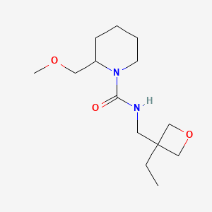 N-[(3-ethyloxetan-3-yl)methyl]-2-(methoxymethyl)piperidine-1-carboxamide