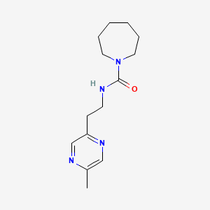 N-[2-(5-methylpyrazin-2-yl)ethyl]azepane-1-carboxamide