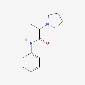 N-phenyl-2-(pyrrolidin-1-yl)propanamide