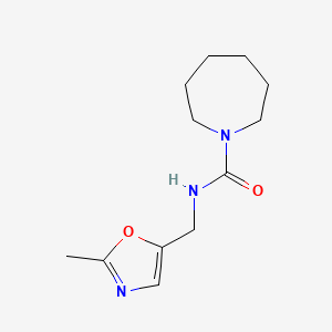 N-[(2-methyl-1,3-oxazol-5-yl)methyl]azepane-1-carboxamide