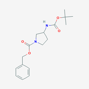 B068008 3-(Boc-amino)-1-Cbz-pyrrolidine CAS No. 185057-49-2