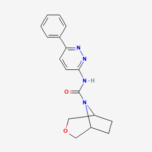 N-(6-phenylpyridazin-3-yl)-3-oxa-8-azabicyclo[3.2.1]octane-8-carboxamide