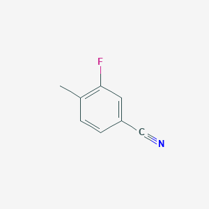 molecular formula C8H6FN B068015 3-Fluoro-4-methylbenzonitrile CAS No. 170572-49-3