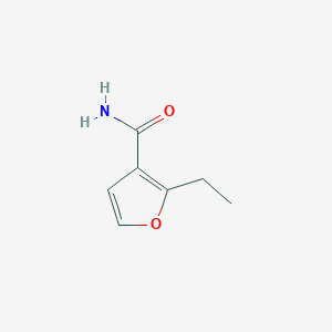 molecular formula C7H9NO2 B068026 2-Ethylfuran-3-carboxamide CAS No. 189330-22-1
