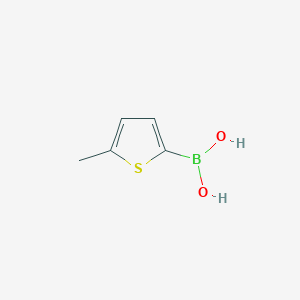 molecular formula C5H7BO2S B068057 5-Methylthiophene-2-boronic acid CAS No. 162607-20-7