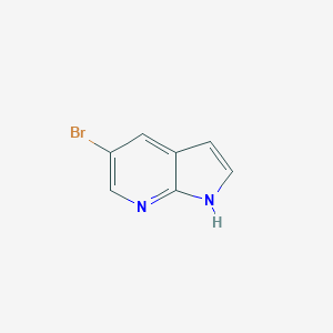 molecular formula C7H5BrN2 B068098 5-bromo-1H-pyrrolo[2,3-b]pyridine CAS No. 183208-35-7
