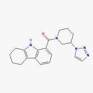 6,7,8,9-tetrahydro-5H-carbazol-1-yl-[3-(triazol-1-yl)piperidin-1-yl]methanone