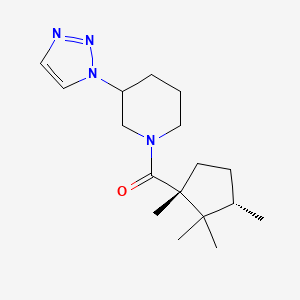 [(1R,3S)-1,2,2,3-tetramethylcyclopentyl]-[3-(triazol-1-yl)piperidin-1-yl]methanone