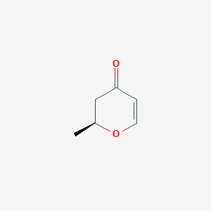 molecular formula C6H8O2 B068105 (S)-2-Methyl-2H-pyran-4(3H)-one CAS No. 190912-15-3