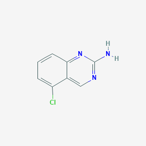 molecular formula C8H6ClN3 B068112 2-氨基-5-氯喹唑啉 CAS No. 190273-70-2