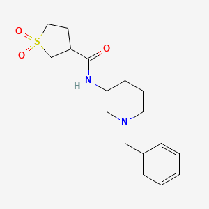 N-(1-benzylpiperidin-3-yl)-1,1-dioxothiolane-3-carboxamide