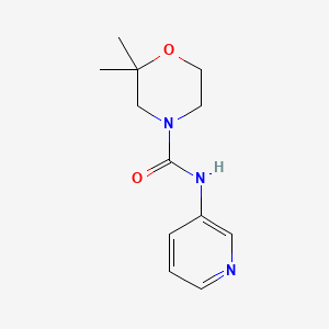 2,2-dimethyl-N-pyridin-3-ylmorpholine-4-carboxamide