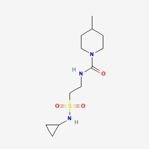 N-[2-(cyclopropylsulfamoyl)ethyl]-4-methylpiperidine-1-carboxamide