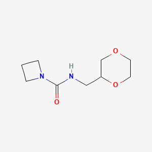 N-(1,4-dioxan-2-ylmethyl)azetidine-1-carboxamide