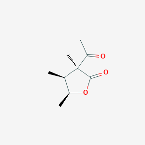 B068136 (3S,4S,5S)-3-acetyl-3,4,5-trimethyloxolan-2-one CAS No. 187976-00-7