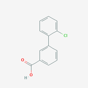 molecular formula C13H9ClO2 B068142 2'-Chlorobiphenyl-3-carboxylic acid CAS No. 168619-03-2